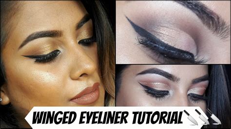 ♡winged Eyeliner Tutorial♡ In Depth South African Youtuber Youtube