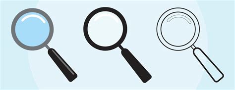 Magnifying Glass Cartoon Icon Vector Illustration Flat Illustration Of Cute Magnifying Glass