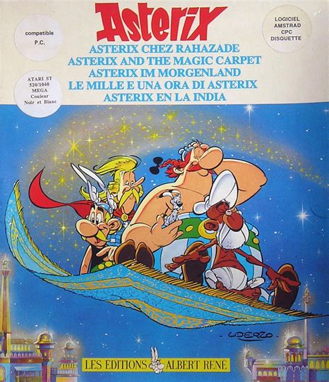 Astérix chez Rahazade images du jeu sur PC Amiga Atari 8 bit