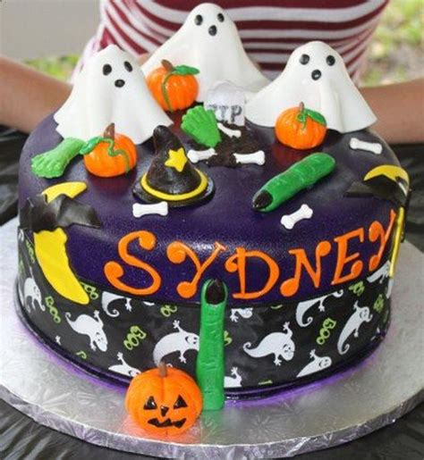 Halloween Birthday Cake Decorated Cake By Teresa Cakesdecor