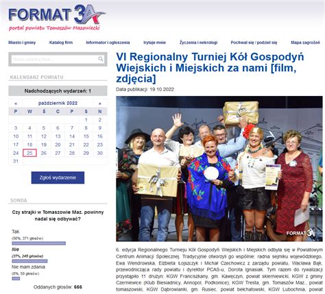 Vi Regionalny Turniej K Gospody Wiejskich I Miejskich Za Nami