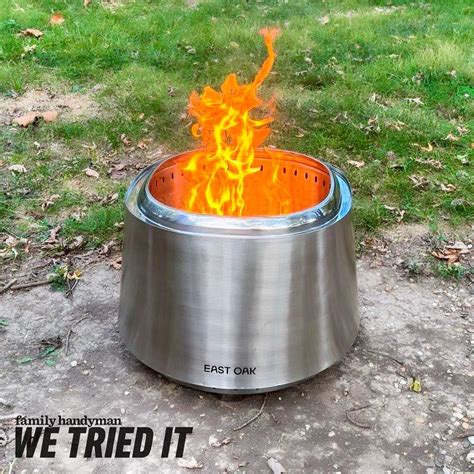 Review We Tested The East Oak Fire Pit With A Smokeless Design