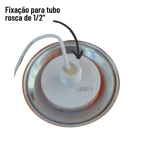 Refletor Power Led W Inox Cor Da Luz Azul Ilumina O Para Piscina