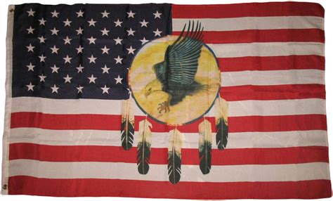 Sheff Eastern Band Cherokee Large Flag 3x5ft Banner Native