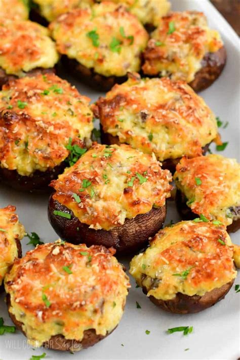 Stuffed Mushrooms Easy Party Appetizer
