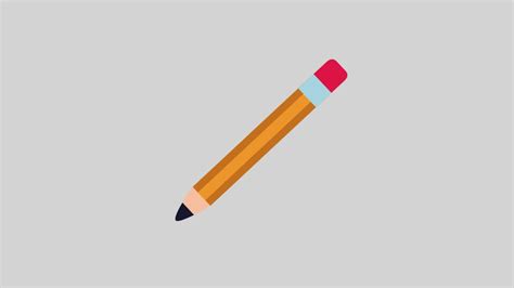 pencil cartoon 2d animation icon motion graphic video. 36495371 Stock ...