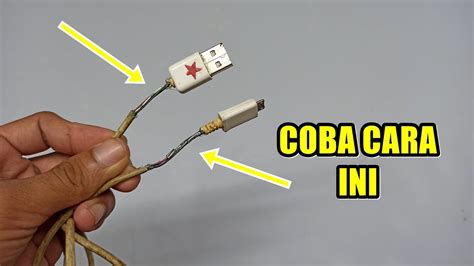 Kabel Charger Rusak Jangan Di Buang Bisa Di Akali Youtube