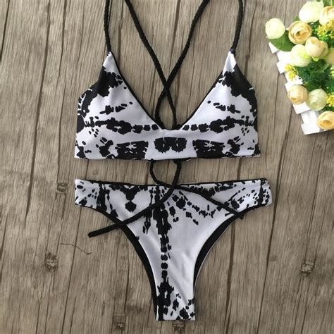 White Bikni Black And White Bikini Black And White Bikini Set