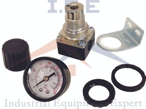 1/4" Air Compressor Regulator With Pressure Gauge – Industrial Equipment Expert