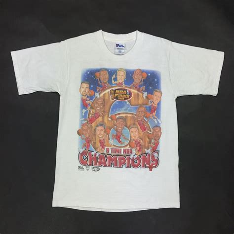 Vintage 1998 Chicago Bulls Championship T Shirt Size Gem