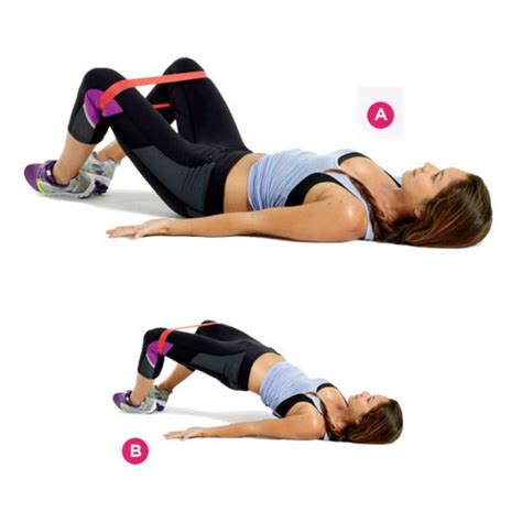 Banded Glute Bridge By Tanya M Exercise How To Skimble