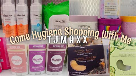 Lets Go Hygiene Shopping Tj Maxx Feminine Hygiene Oral Care Youtube