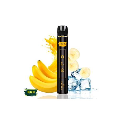 Olé 800 Banana Ice 20mg by Bud Vape Vaya cachimbas