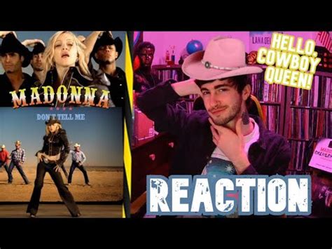 Madonna Don T Tell Me Official Video Reaction Madonna Monday