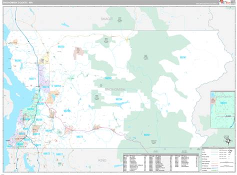 Snohomish County Wa Zip Code Map Premium