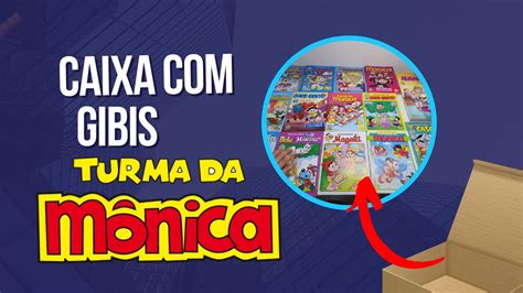 Caixa De Gibi Da Turma Da M Nica Unboxing Turma Da M Nica Youtube