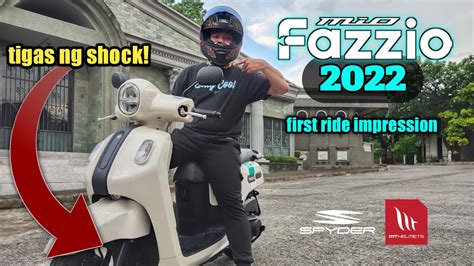 TEST RIDE AND FIRST IMPRESSION FAZZIO 125 Pinoy Version YouTube