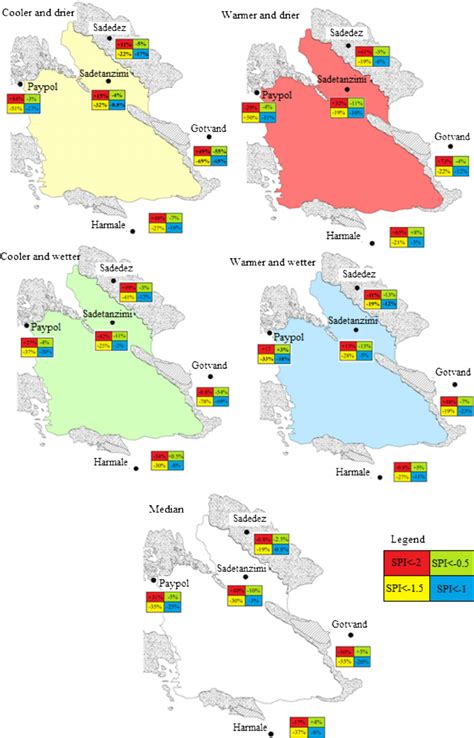 Changes In Frequency And Severity Of Drought Under Five Climate