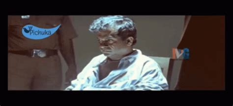 Head Down GIF - Head Down Brahmanandam - Discover & Share GIFs