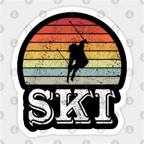 Vintage Ski Winter Sports Skiing - Vintage Ski - Sticker | TeePublic