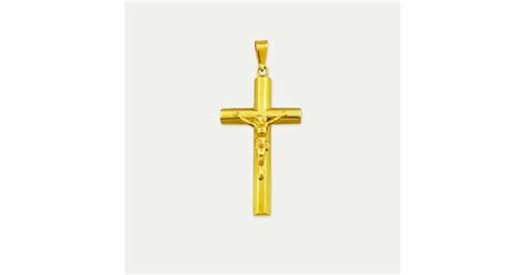 Colgante Cruz De Oro K Cristo