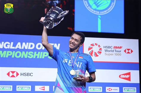 Jojo Juara Tunggal Putra All England Ginting Runner Up