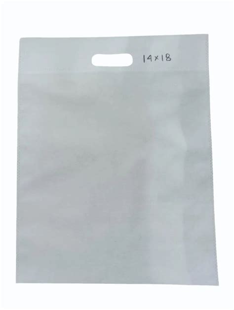 18 Inch White D Cut Non Woven Bag At Rs 120 Kg D Cut Non Woven Bags