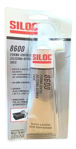 Silicona Oxímica 8600 Forma Juntas Siloc Gris X 98g 70 Ml