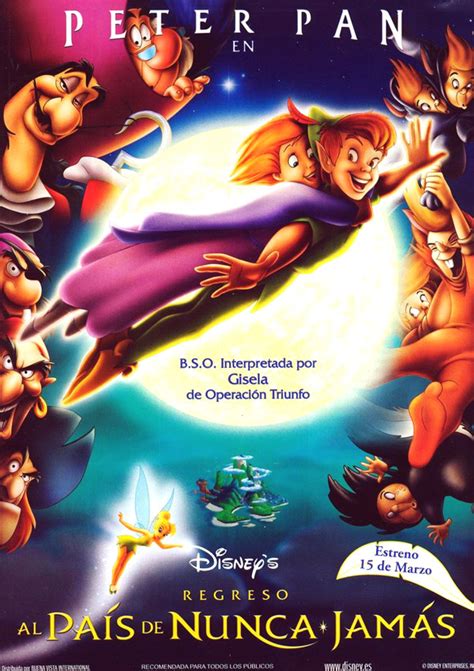 Cartel De Peter Pan En Regreso Al Pa S De Nunca Jam S Poster