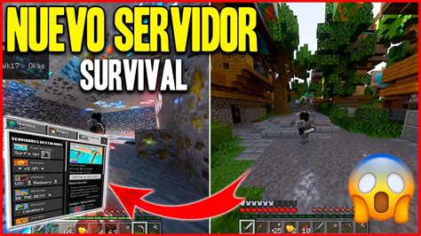 NUEVO SERVIDOR SURVIVAL PARA MINECRAFT PE BEDROCK Y JAVA 1 19 YouTube