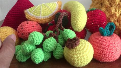 Frutas A Crochet Dise Os De Ganchillo Flores A Crochet Fruta De