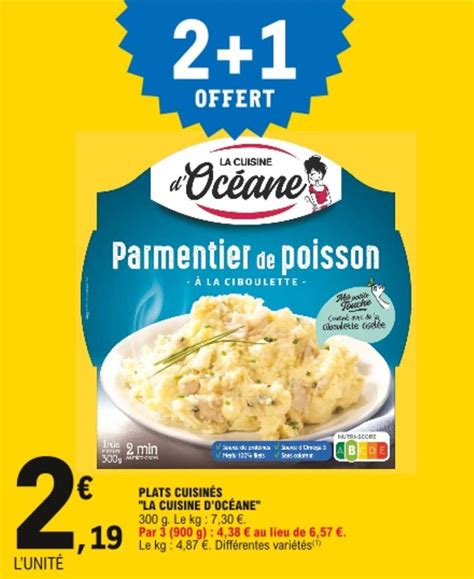 Promo Plats Cuisinés La Cuisine D océane chez E Leclerc iCatalogue fr