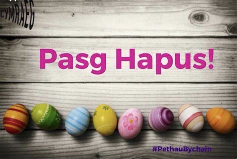 Pasg Hapus Happy Easter Ysgol Glanrafon