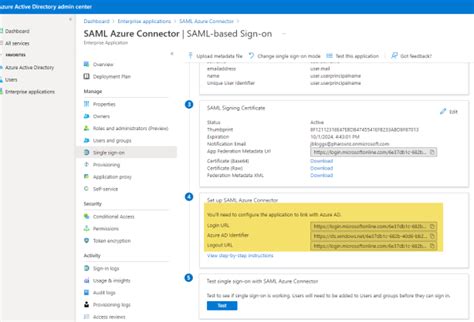 Configuring Azure Single Sign On Sso Saml Protocol