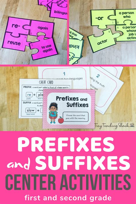 Fun Hands On Prefixes And Suffixes Activities And Worksheets