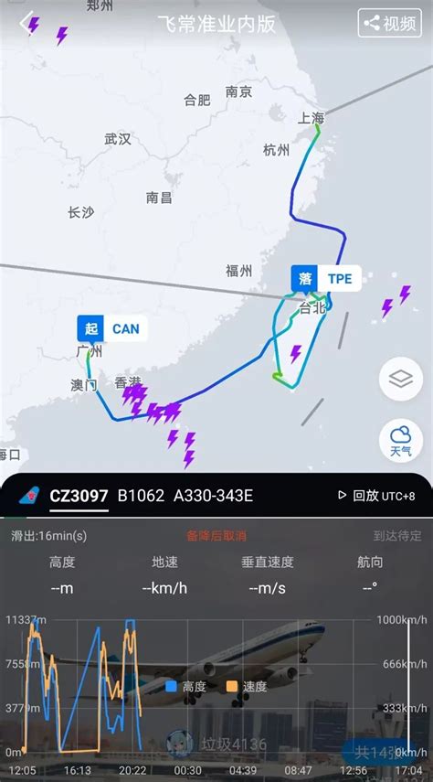 广州飞台北航班备降高雄后遇雷电 又备降上海！航司回应澎湃号·政务澎湃新闻 The Paper