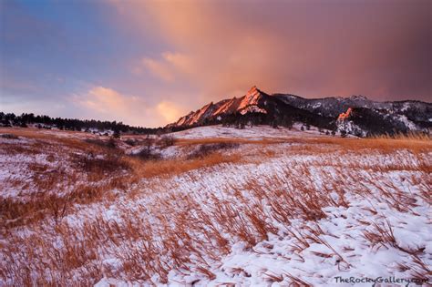 Flatirons Winter Sunrise | Boulder, Colorado | Thomas Mangan Photography - The Rocky Gallery