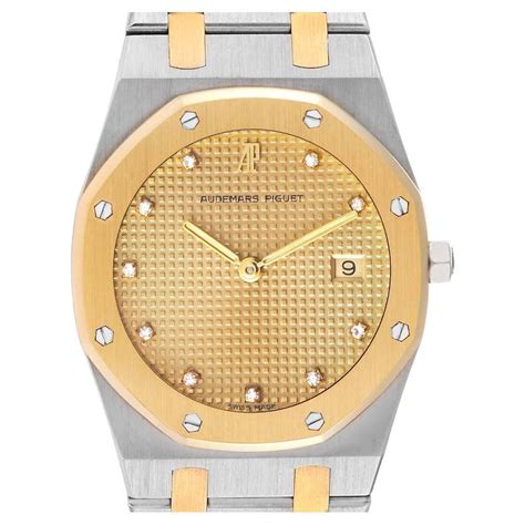 Audemars Piguet Royal Oak Steel Yellow Gold Gray Dial Mens Watch