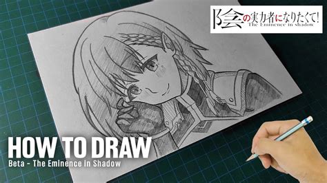 How To Draw Beta The Eminence In Shadow Step By Step For Beginners Youtube