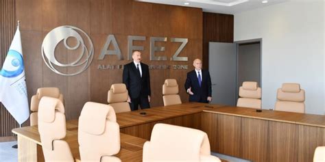 President Ilham Aliyev Attended Opening Ceremony Of First Stage Of Alat