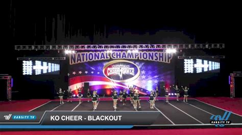 KO Cheer Blackout 2022 L2 Junior D2 Small C Day 1 2022