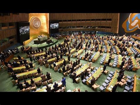 Cs Tvthe Un General Assembly Unga Convenes For The First Day Of The