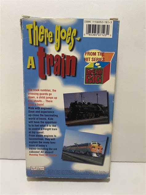 There Goes A Train Kids Vhs Tape By Dream Big Kidvision Rare Free