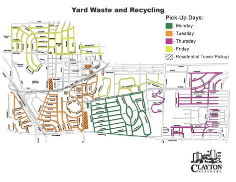 Trashrecyclingyard Waste Pickup Schedule City Of Clayton Mo