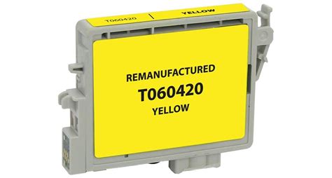 Remanufactured Ink Cartridge For Epson T0604 T060420 Yellow Houseofinks