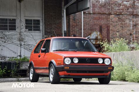 1985 Volkswagen Golf GTI Mars Red Golf Mk2 500 RECENT SERVICE NEW