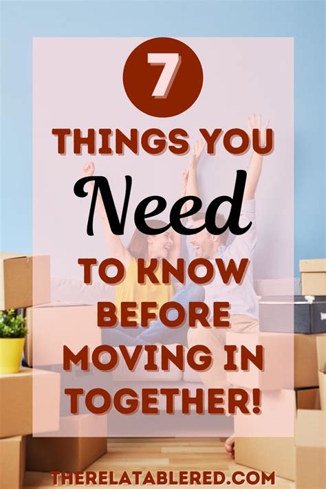 Before You Move In Together You Need To Read This 7 Things You Need