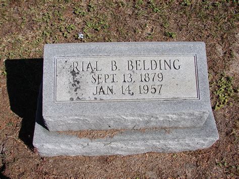 Rial Bainbridge Belding 1879 1957 Find A Grave Memorial