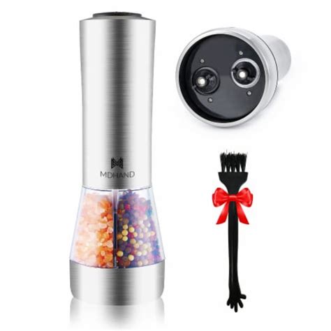 Mdh Adjustable Electric Salt Pepper Grinder 1 Kroger