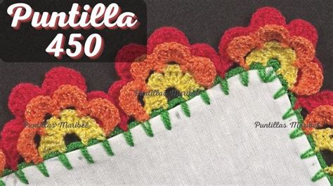 Puntilla 450 Media Flor Puntillas Maribel Crochet Edging Patterns